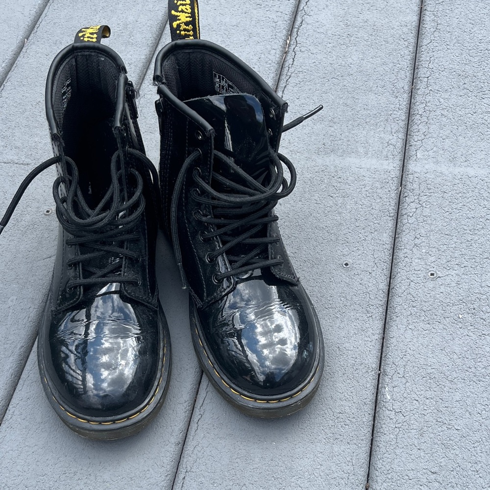 Girls Dr. Martens Black AirWair Boots